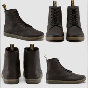 Dr. Marten’s Tobias Oiled Black Leather Boots